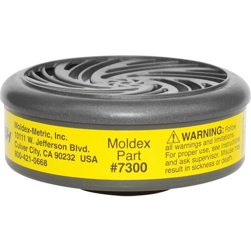 Filtres pour respirateur s&eacute;rie 7000/9000, Cartouche gaz/vapeur, Vapeurs organiques/Gaz acides Toolneeds Inc.