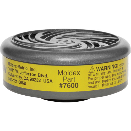 Filtres pour respirateur s&eacute;rie 7000/9000, Cartouche gaz/vapeur, Gaz multiples/Vapeur organique Toolneeds Inc.