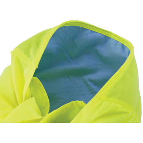 Chill-Its&reg; 6710CT Cooling Triangle Hats, High Visibility Lime-Yellow Toolneeds Inc.
