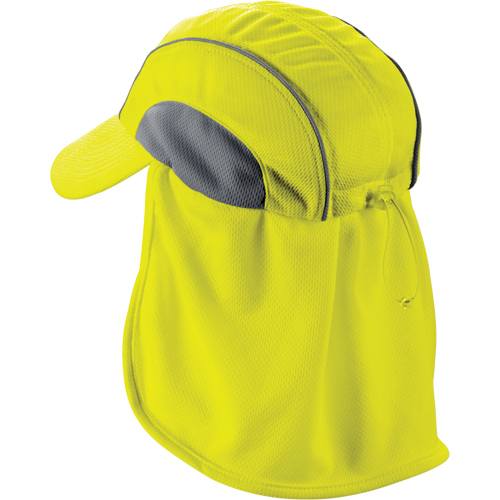 Chill-Its&reg; 6650 Cooling Hats with Neck Shades, Hi-Vis Lime Toolneeds Inc.