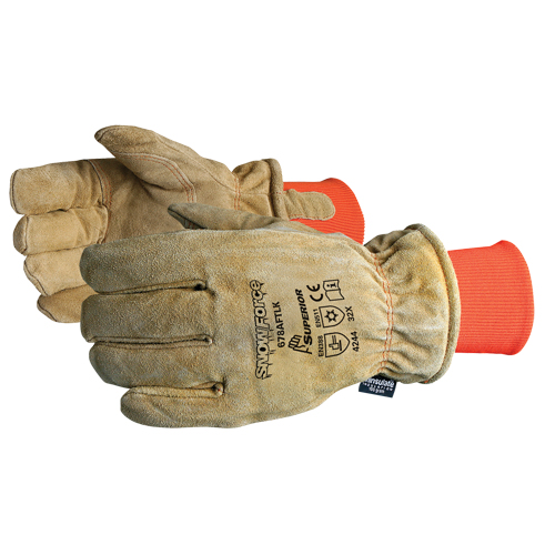 SnowForce Brown Freezer Glove, One Size, Grain Cowhide Palm, Thinsulate Inner Lining Toolneeds Inc.