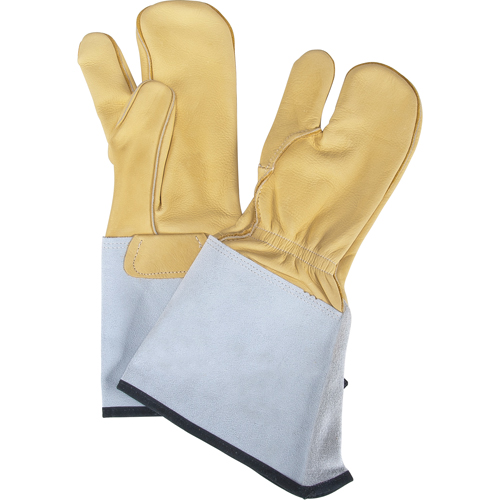 Mitaines &agrave; trois doigt, Moyen, Paume en Cuir fleur de vache Toolneeds Inc.