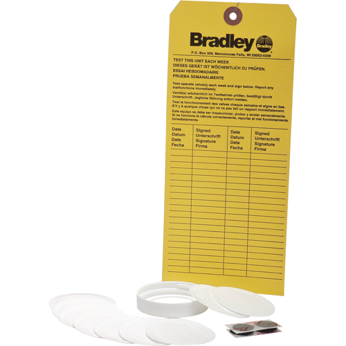 Recharge pour trousse d'inspection de douche oculaire portative Toolneeds Inc.