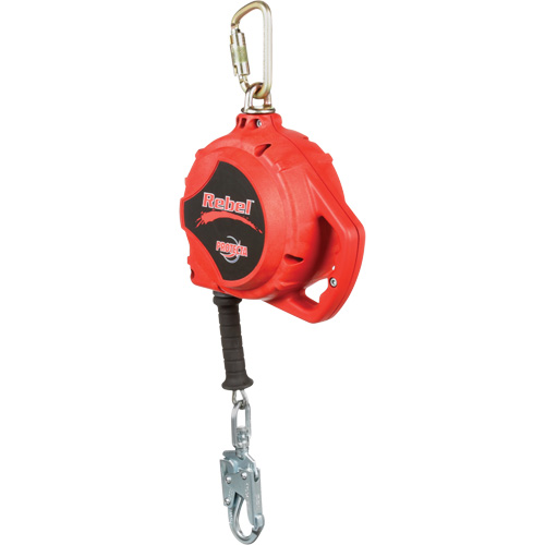 Rebel Self Retracting Lifeline, 33', Galvanized Steel, Swivel Toolneeds Inc.