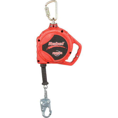 Rebel Self Retracting Lifeline, 33', Galvanized Steel, Swivel Toolneeds Inc.