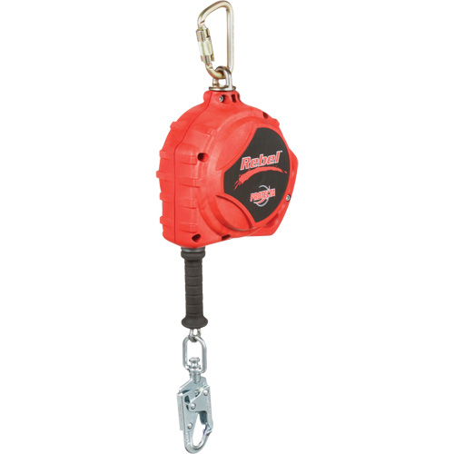 Rebel Self Retracting Lifeline, 33', Galvanized Steel, Swivel Toolneeds Inc.