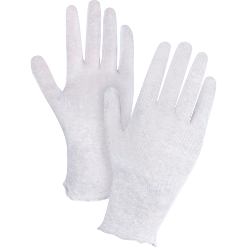 Lightweight Inspection Gloves, Poly/Cotton, Unhemmed Cuff, Ladies Toolneeds Inc.