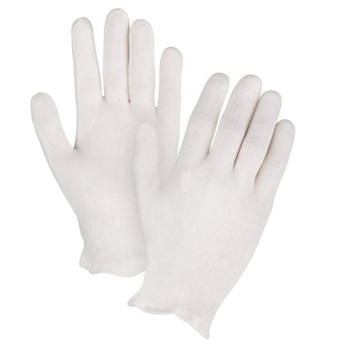 Gants d'inspection de poids moyen, Poly/coton, Poignet &agrave; ourlet, Dames Toolneeds Inc.