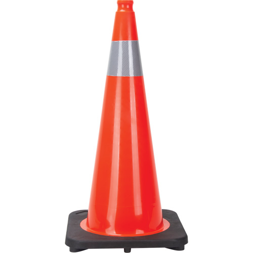 Traffic Cone, 28", Orange, 4" Reflective Collar(s) Toolneeds Inc.