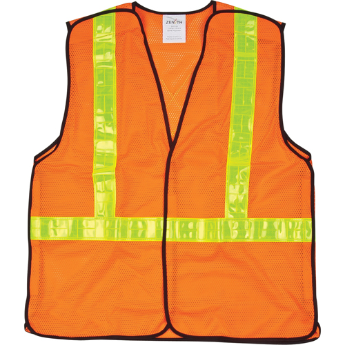 Veste de s&eacute;curit&eacute; pour la circulation d&eacute;tachable en cinq points, Orange haute visibilit&eacute;, Moyen, Polyester Toolneeds Inc.