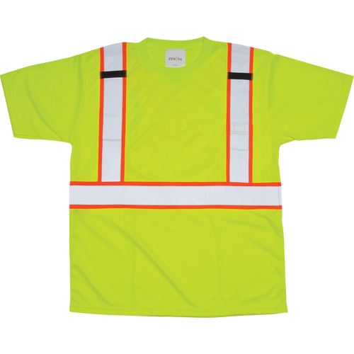 CSA Compliant T-Shirt, Polyester, Large, High Visibility Lime-Yellow Toolneeds Inc.