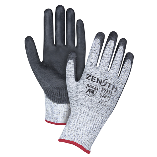 Seamless Stretch Cut-Resistant Gloves, Size Small/7, 13 Gauge, Polyurethane Coated, HPPE Shell, ANSI/ISEA 105 Level 4/EN 388 Level 5 Toolneeds Inc.