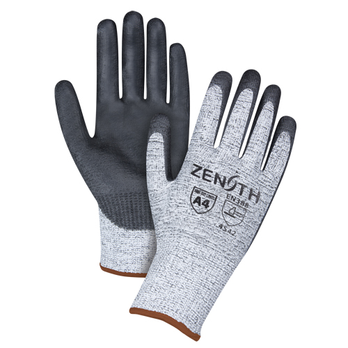 Seamless Stretch Cut-Resistant Gloves, Size Large/9, 13 Gauge, Polyurethane Coated, HPPE Shell, ANSI/ISEA 105 Level 4/EN 388 Level 5 Toolneeds Inc.