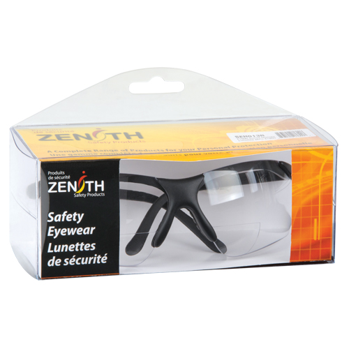 Lunettes de s&eacute;curit&eacute; s&eacute;rie Z1800 avec verres de lecture, Anti-&eacute;gratignures, Transparent, Dioptrie 1,0 Toolneeds Inc.