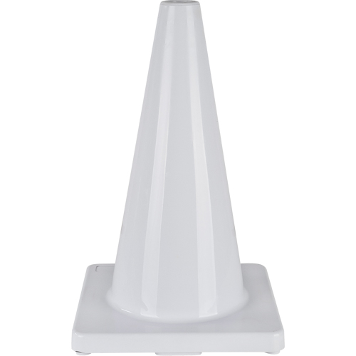 C&ocirc;ne de couleur pour la signalisation, 18", Blanc Toolneeds Inc.