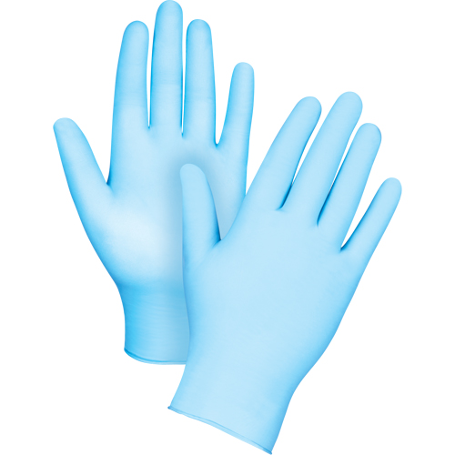 Tactile Medical-Grade Disposable Gloves, Small, Nitrile/Vinyl, 4.5-mil, Powder-Free, Blue, Class 2 Toolneeds Inc.