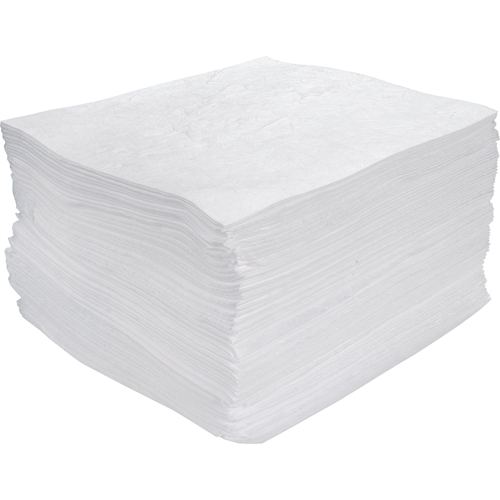 Premium Meltblown Sorbent Pads, Oil Only, 15" x 17", 30 gal. Absorbancy Toolneeds Inc.
