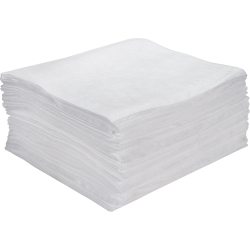 Premium Meltblown Sorbent Pads, Oil Only, 15" x 18", 15 gal. Absorbancy Toolneeds Inc.