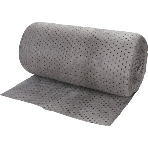 Rouleaux absorbants li&eacute;s de premi&egrave;re qualit&eacute;, Poids moyen, 150' lo x 30" la, Absorption 40 gal. Toolneeds Inc.
