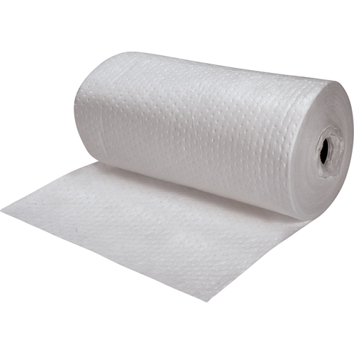 Premium Fine Fiber Sorbent Rolls, Heavyweight, 150' L x 30" W, 50 gal. Absorbancy Toolneeds Inc.
