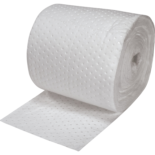 Feuilles absorbantes en fibres fines de premi&egrave;re qualit&eacute;, Lourd, 150' lo x 15" la, Absorption 25 gal. Toolneeds Inc.