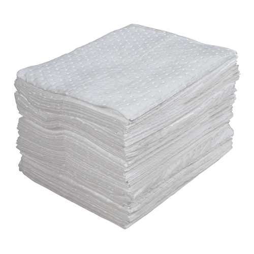 Premium Laminated (SMS) Sorbent Pads, Oil Only, 15" x 17", 30 gal. Absorbancy Toolneeds Inc.