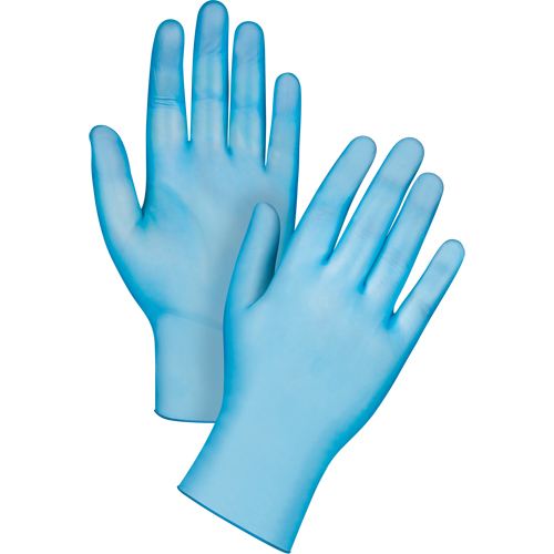 Medical-Grade Disposable Gloves, Small, Vinyl, 4.5-mil, Powder-Free, Blue, Class 2 Toolneeds Inc.