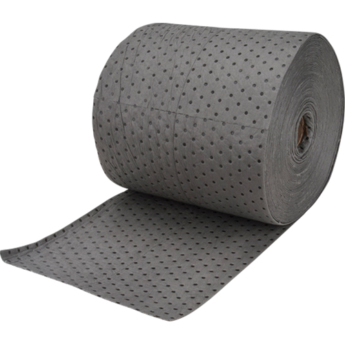 Industrial-Grade Fine Fibre Sorbent Rolls, Heavyweight, 150' L x 15" W, 35 Gal. Absorbancy Toolneeds Inc.