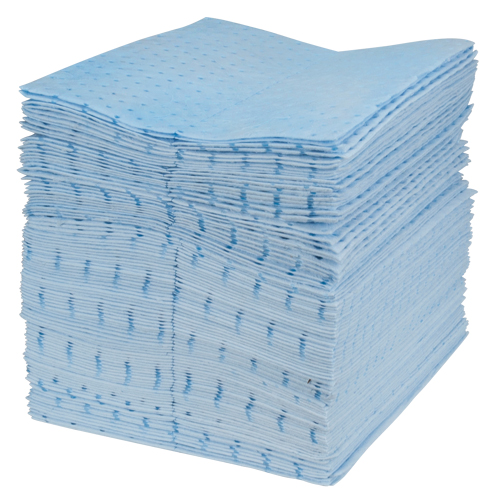 Premium Blue Bonded Sorbent Pads, Oil Only, 15" x 18", 30 gal. Absorbancy Toolneeds Inc.