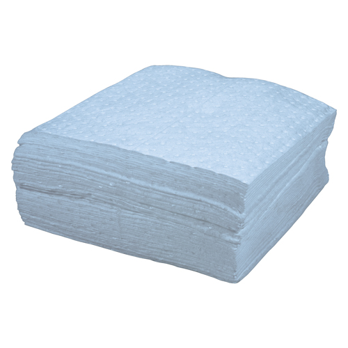 Premium Blue Bonded Sorbent Pads, Oil Only, 15" x 17", 8 gal. Absorbancy Toolneeds Inc.
