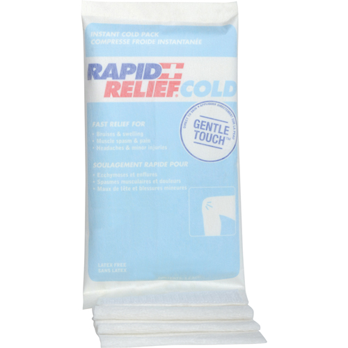 Instant Compress Packs With Self-Adhering Compression Wrap, Cold, Single Use, 6" x 9" Toolneeds Inc.