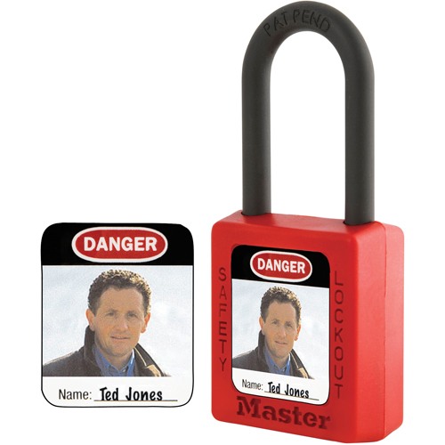 Zenex Thermoplastic Photo Padlock Identification Labels Toolneeds Inc.