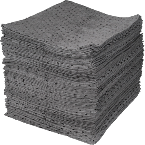 Feuilles absorbantes li&eacute;es de premi&egrave;re qualit&eacute;, Universel, 15" x 17", 30 gal. d'absorption Toolneeds Inc.