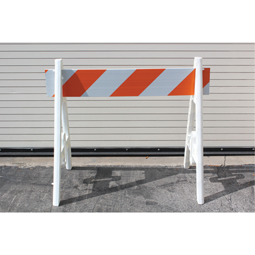 Barricades, A-Frame, 48" L x 40" H, Orange/White Toolneeds Inc.