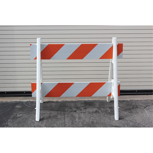 Barricades, A-Frame, 28.6" L x 40" H, Orange/White Toolneeds Inc.