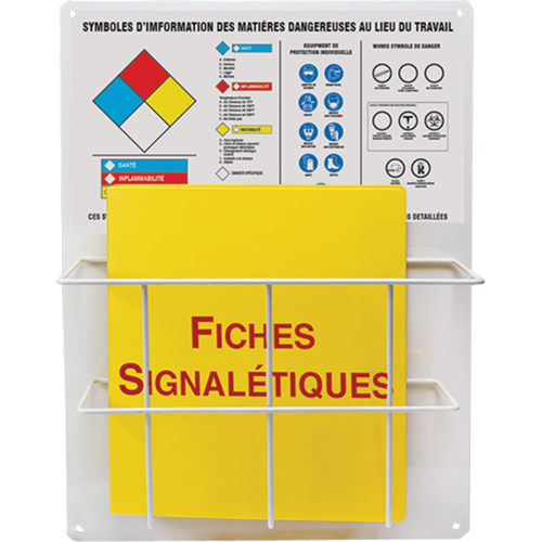 Panneaux de style panier pour mati&egrave;res dangereuses, Français, Compris reliures Toolneeds Inc.