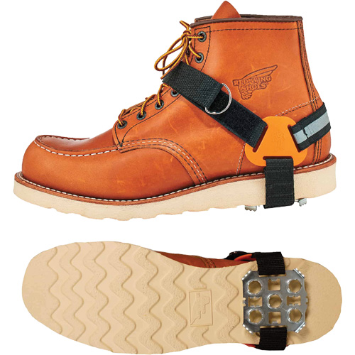 Crampons &agrave; glace de talon TREX 6315, Acier, Traction Plaque, Grand/Moyen Toolneeds Inc.