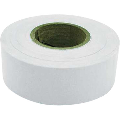 Flagging Tape, 1.2" W x 300' L, White Toolneeds Inc.