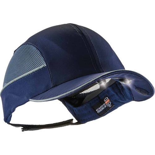 Casquette &agrave; bord long avec &eacute;clairage DEL Skullerz 8960, Bleu marin Toolneeds Inc.