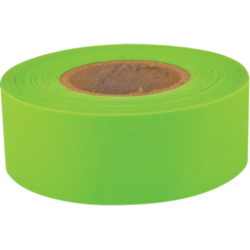 Ruban de signalisation Sub-Zero, 1,2" la x 150' lo, Lime fluorescent Toolneeds Inc.