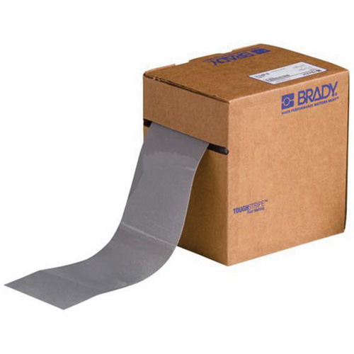 ToughStripe&reg; Floor Marking Tape, 3" x 100', Polyester, Grey Toolneeds Inc.