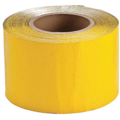 Ruban de marquage temporaire pour la chauss&eacute;e, 4" x 150', Vinyle, Jaune Toolneeds Inc.