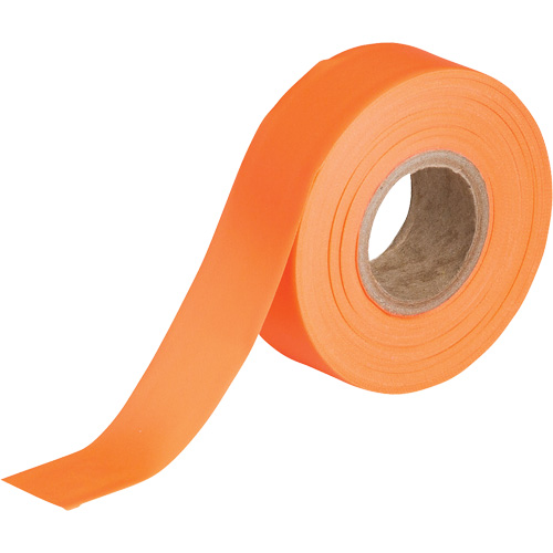 Flagging Tape, 1.188" W x 150' L, Fluorescent Orange Toolneeds Inc.