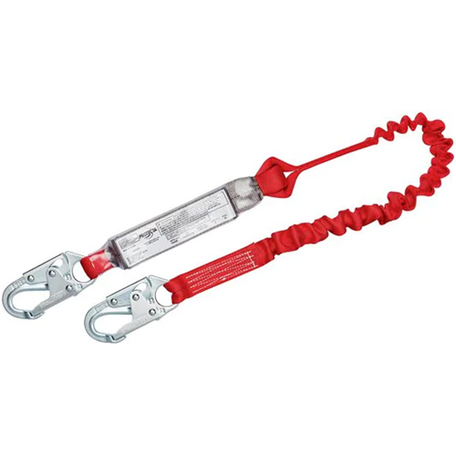 Longe &eacute;lastique antichoc PRO, 6', Point d'ancrage &agrave; Crochet mousqueton, Crochet mousqueton aux jambes, Polyester Toolneeds Inc.