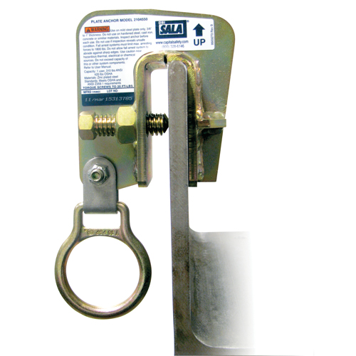 DBI-SALA&reg; Steel Plate Anchor, Bolt-On, Temporary Use Toolneeds Inc.