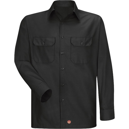 Long Sleeve Ripstop Shirt, Men's, 3X-Large, Black Toolneeds Inc.