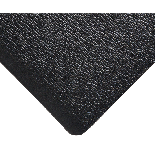 Deluxe Soft Step No. 444 Mats, Pebbled, 3' x 5' x 5/8", Black, PVC Sponge Toolneeds Inc.