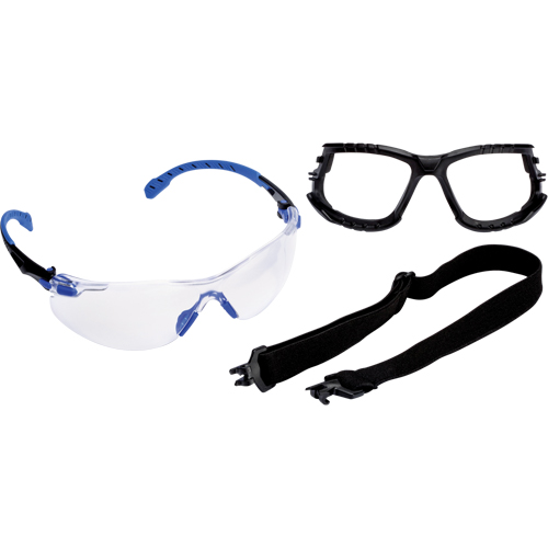 Lunettes de s&eacute;curit&eacute; Solus avec ensemble de lentilles Scotchgard, Lentille Transparent, Antibu&eacute;e, R&eacute;pond ou surpasse la norme CSA Z94.3 Toolneeds Inc.