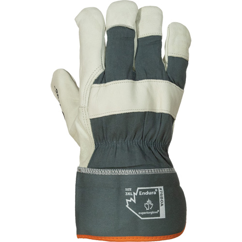 Endura&reg; Winter Fitters Gloves, Large, Grain Cowhide Palm, Boa Inner Lining Toolneeds Inc.