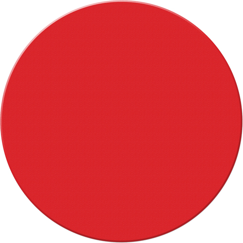 Armor Stripe Lean/5S Markers, Circle, 6" L x 6" W, Red, Plastic Toolneeds Inc.